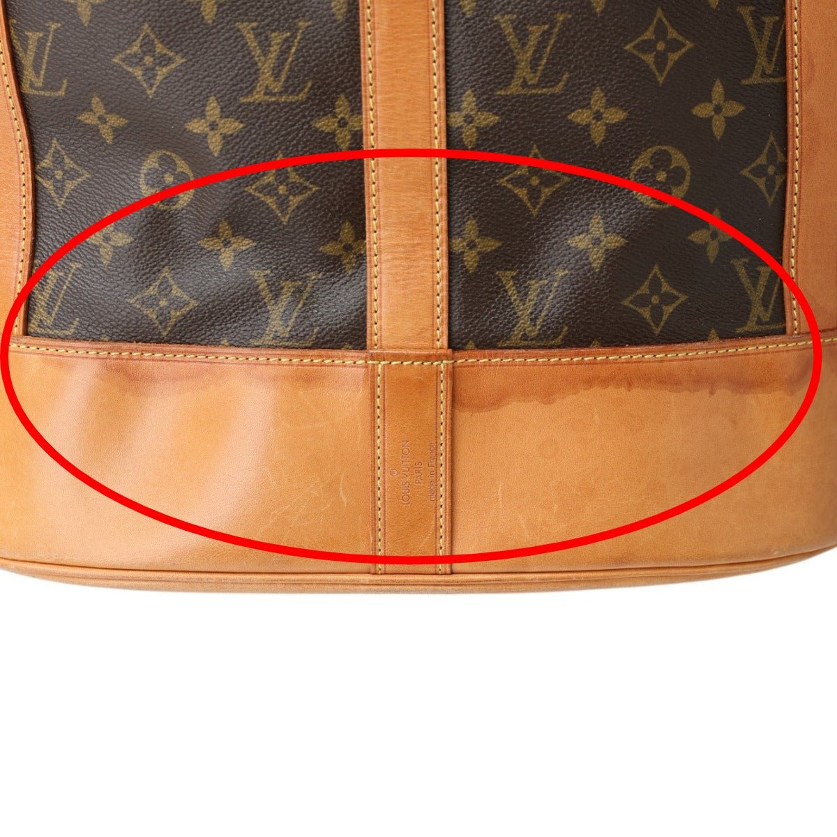 LOUIS VUITTON Shoulder Bag M42244 Monogram canvas, leather Brown Monogram Randonnee GM | AlmaBagz - Image 9