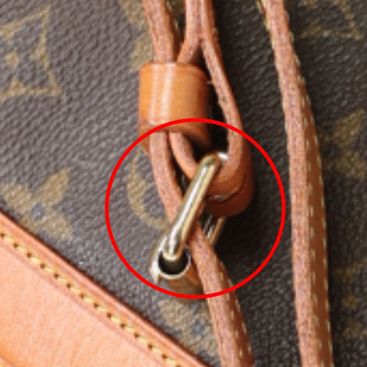 LOUIS VUITTON Shoulder Bag M42244 Monogram canvas, leather Brown Monogram Randonnee GM | AlmaBagz - Image 19