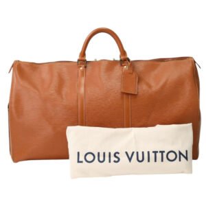 LOUIS VUITTON Boston Duffel bag M42943 Epi Leather Kenya Brown Epi Keepall 60 | AlmaBagz