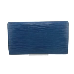 LOUIS VUITTON Long Wallet Purse M63385 Epi Leather Toledo Blue Long Wallet Purse Epi Porte Tresor Women(Unisex) Used | AlmaBagz