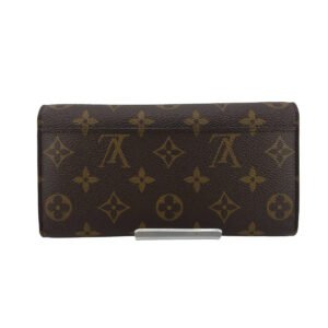 LOUIS VUITTON Long Wallet Purse M60531 Monogram canvas Brown Wallet Monogram Portefeuille Sara Women Used | AlmaBagz