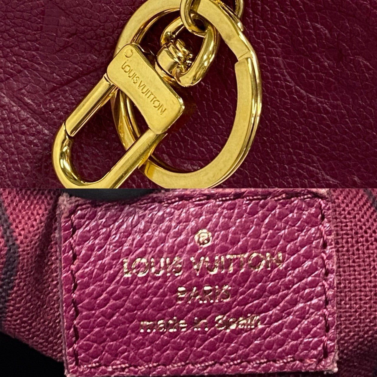 LOUIS VUITTON Shoulder Bag leather wine-red Monogram Ann Platt Artsy | AlmaBagz - Image 3
