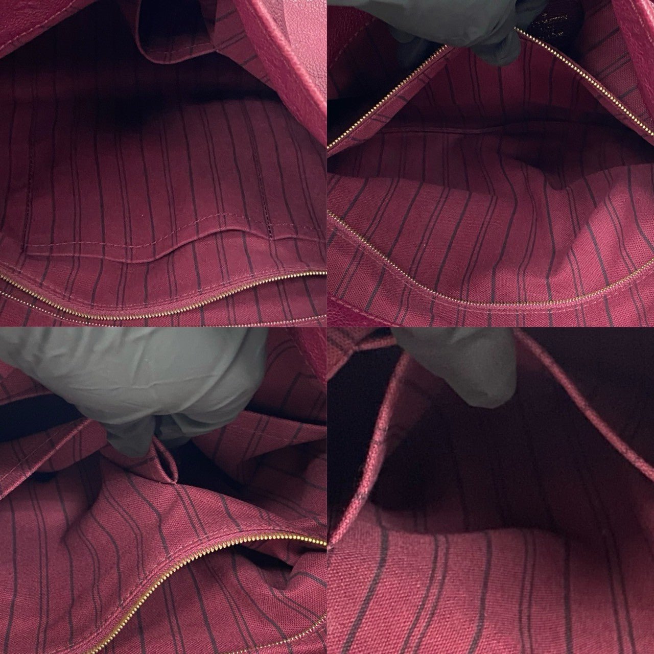 LOUIS VUITTON Shoulder Bag leather wine-red Monogram Ann Platt Artsy | AlmaBagz - Image 8