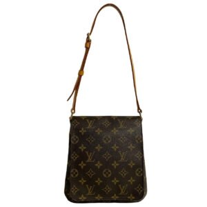 LOUIS VUITTON Shoulder Bag leather Brown Monogram Musette Salsa | AlmaBagz