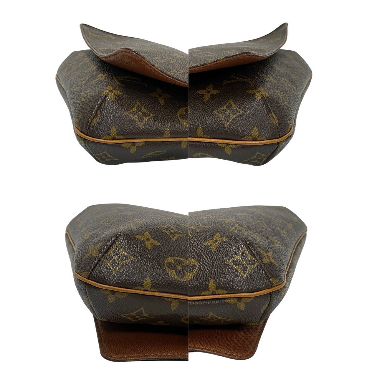 LOUIS VUITTON Shoulder Bag leather Brown Musette tango | AlmaBagz - Image 7