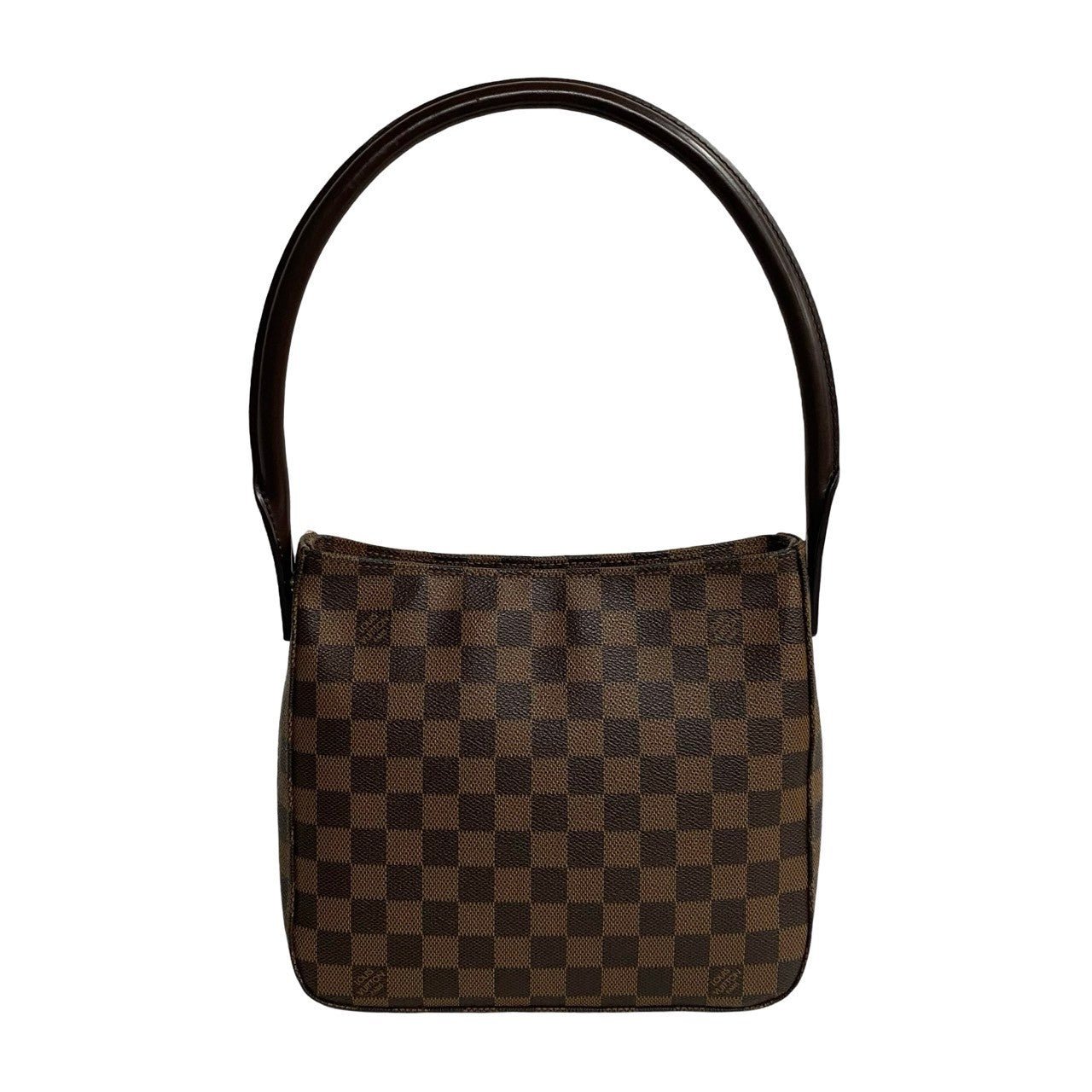 LOUIS VUITTON Shoulder Bag leather Brown Damier Looping MM | AlmaBagz - Image 4