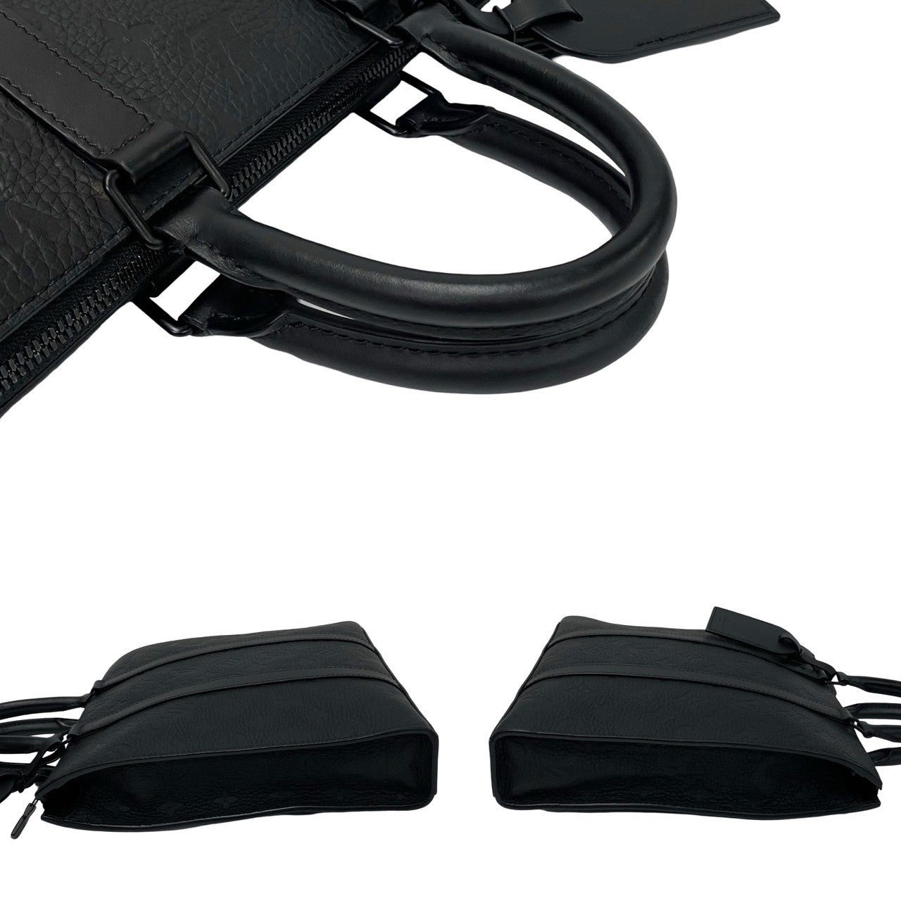 LOUIS VUITTON Shoulder Bag leather Brown Taurillon Clemence Monogram Sac Plat Cross | AlmaBagz - Image 5