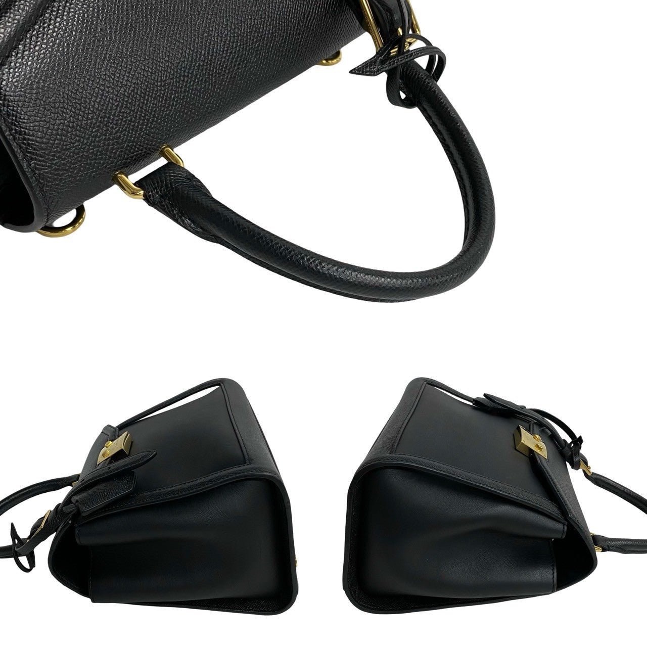 LOUIS VUITTON Shoulder Bag leather black Arc PM | AlmaBagz - Image 5
