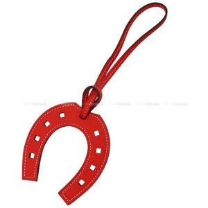 HERMES bag charm Paddock Rouge Tomate Veau Swift | AlmaBagz
