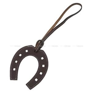HERMES bag charm Paddock Cacao/Alezan Veau Togo | AlmaBagz
