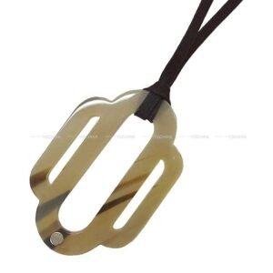 HERMES necklace Attelage Buffalo Horn | AlmaBagz