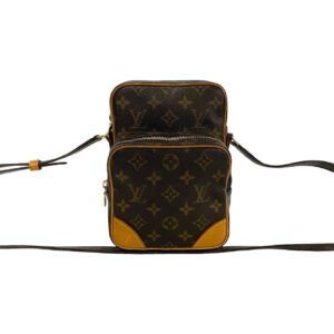 LOUIS VUITTON Shoulder Bag leather Brown Monogram Amazone | AlmaBagz