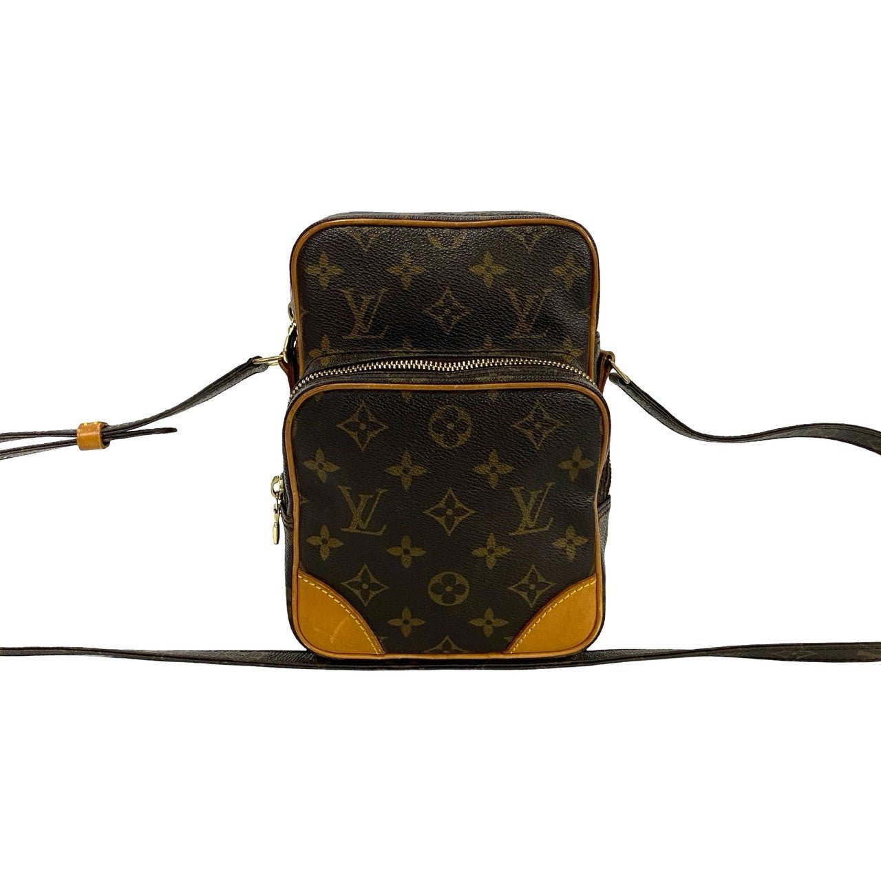LOUIS VUITTON Shoulder Bag leather Brown Monogram Amazone | AlmaBagz