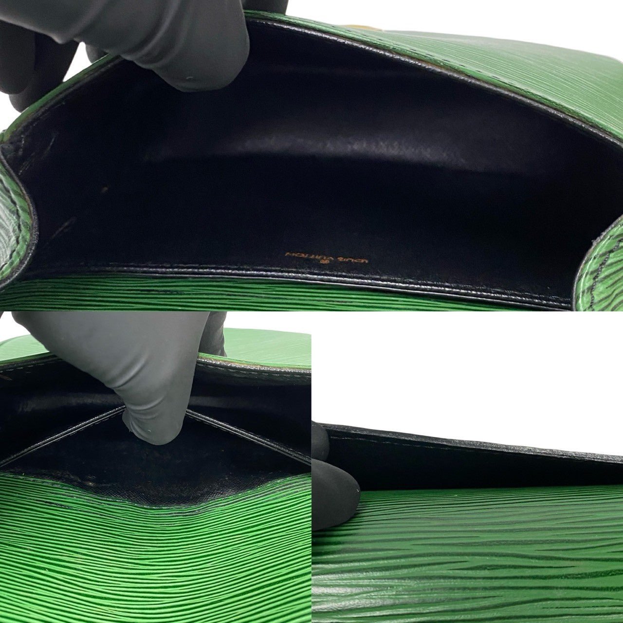 LOUIS VUITTON Shoulder Bag Epi Leather green Epi Mini Saint-Cloud | AlmaBagz - Image 9