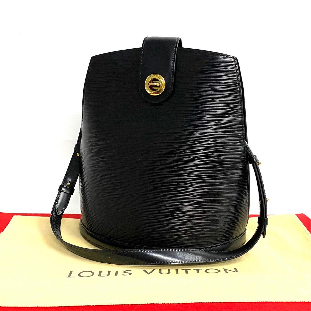 LOUIS VUITTON Shoulder Bag leather black Epi Cluny | AlmaBagz - Image 10