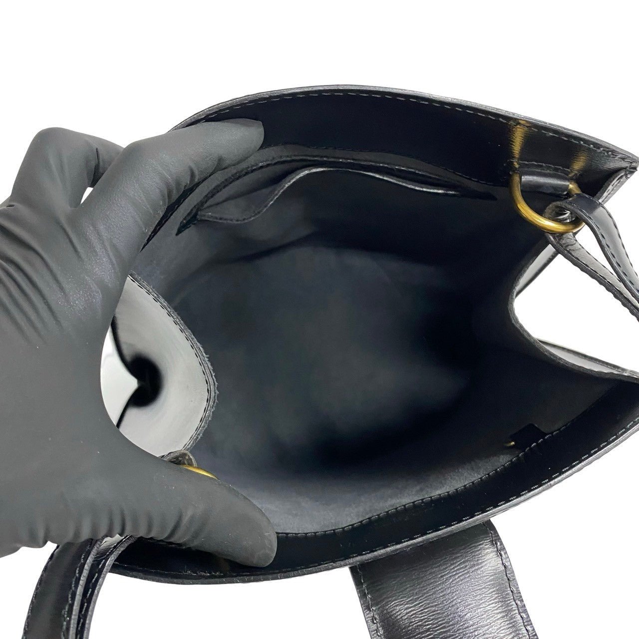 LOUIS VUITTON Shoulder Bag leather black Epi Cluny | AlmaBagz - Image 9