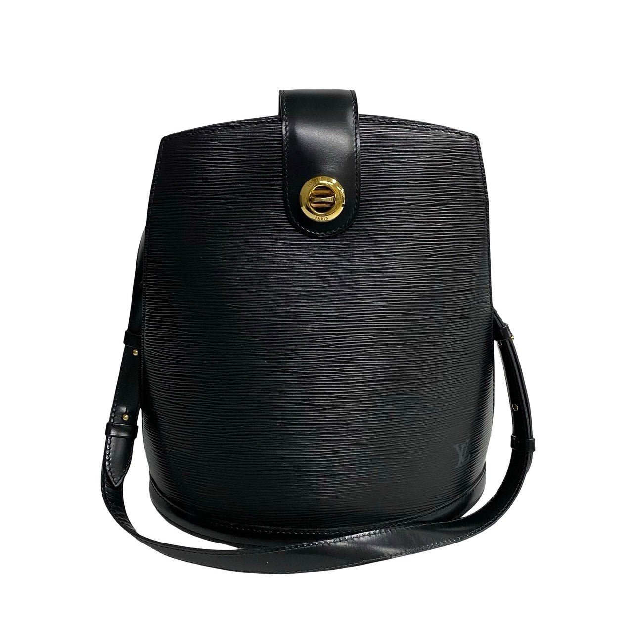 LOUIS VUITTON Shoulder Bag leather black Epi Cluny | AlmaBagz