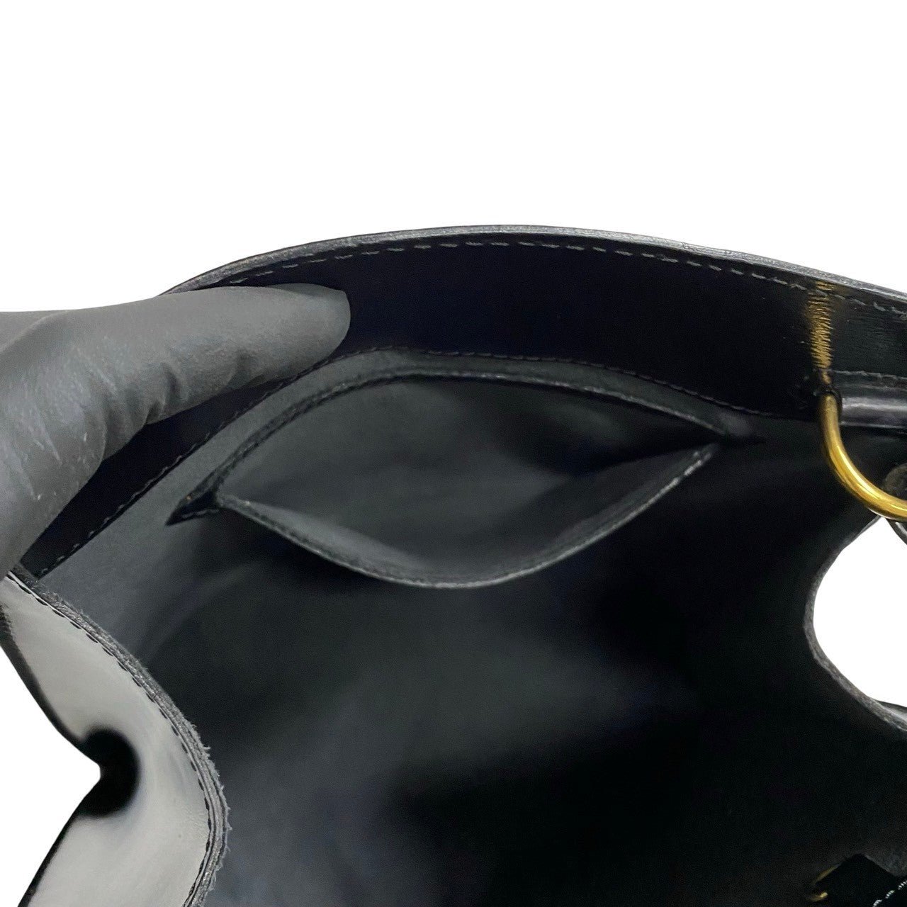 LOUIS VUITTON Shoulder Bag leather black Epi Cluny | AlmaBagz - Image 8