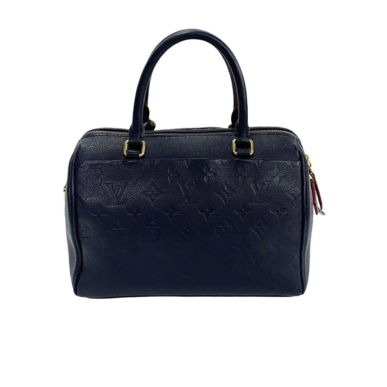 LOUIS VUITTON Shoulder Bag leather Navy Monogram Ann Platt Speedy bandouliere | AlmaBagz - Image 4