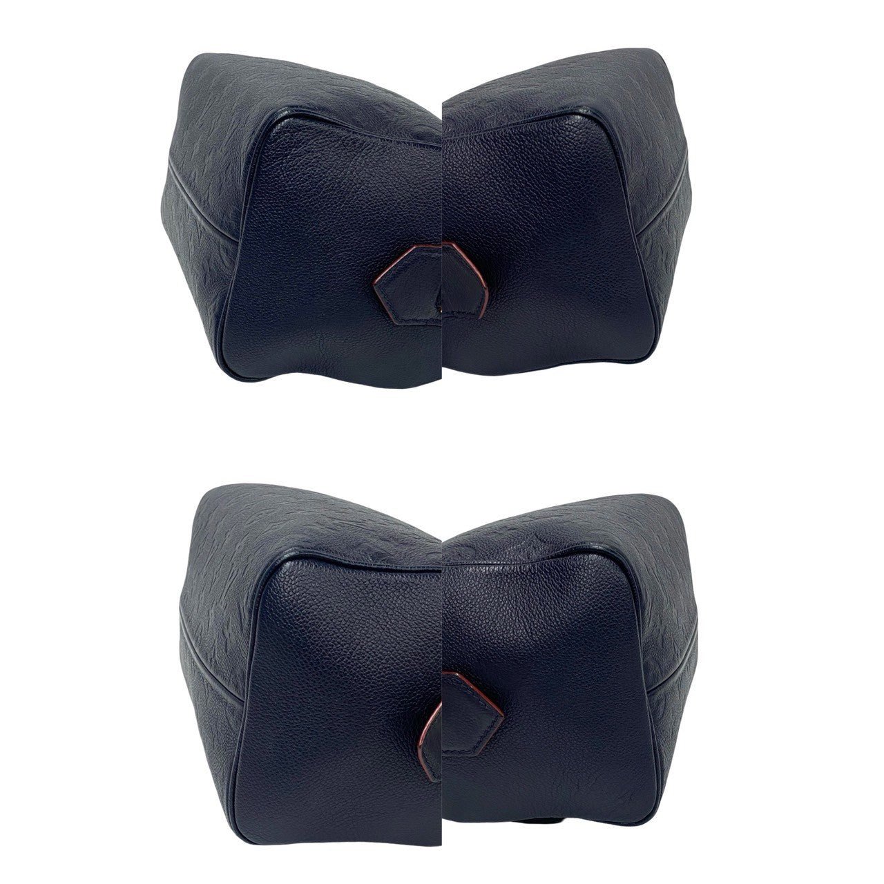 LOUIS VUITTON Shoulder Bag leather Navy Monogram Ann Platt Speedy bandouliere | AlmaBagz - Image 7