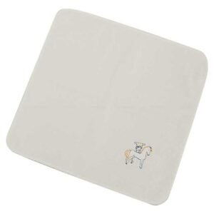 HERMES towel Carre Cabriol Blanc/Cream Cotton100% | AlmaBagz