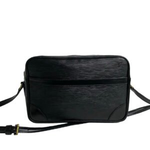 LOUIS VUITTON Shoulder Bag Epi Leather black Epi Trocadero | AlmaBagz