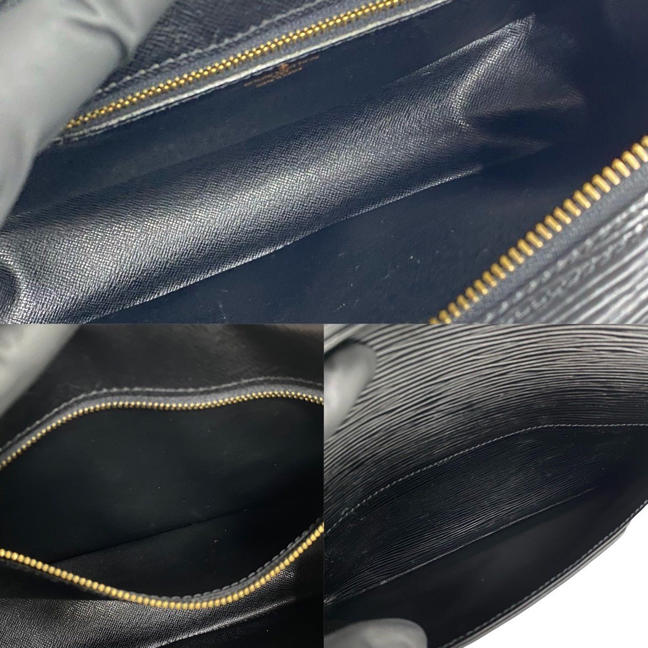 LOUIS VUITTON Shoulder Bag Epi Leather black Epi Trocadero | AlmaBagz - Image 8