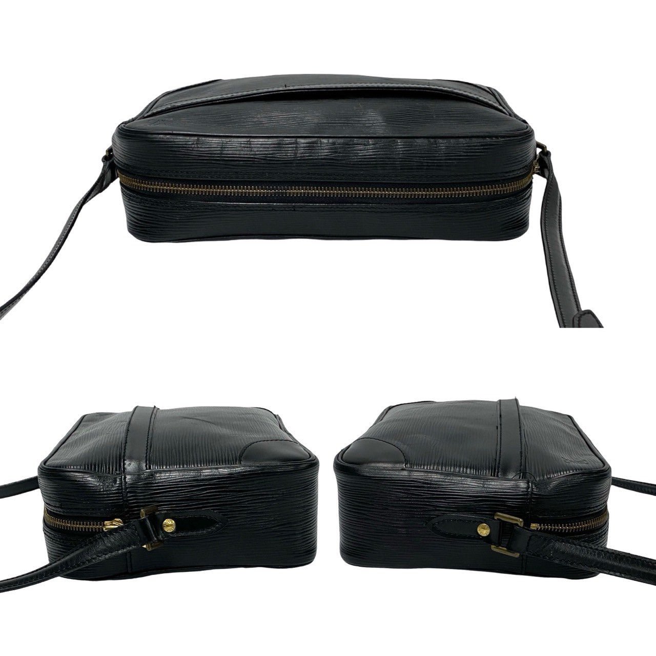 LOUIS VUITTON Shoulder Bag Epi Leather black Epi Trocadero | AlmaBagz - Image 5