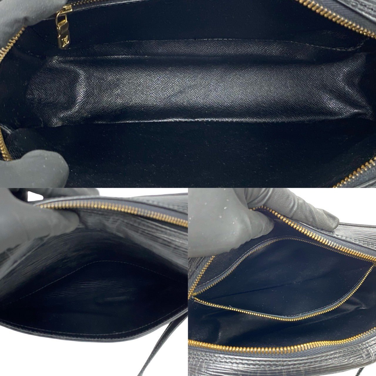 LOUIS VUITTON Shoulder Bag Epi Leather black Epi Trocadero | AlmaBagz - Image 8