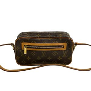 LOUIS VUITTON Shoulder Bag leather Brown Monogram Pochette cite | AlmaBagz