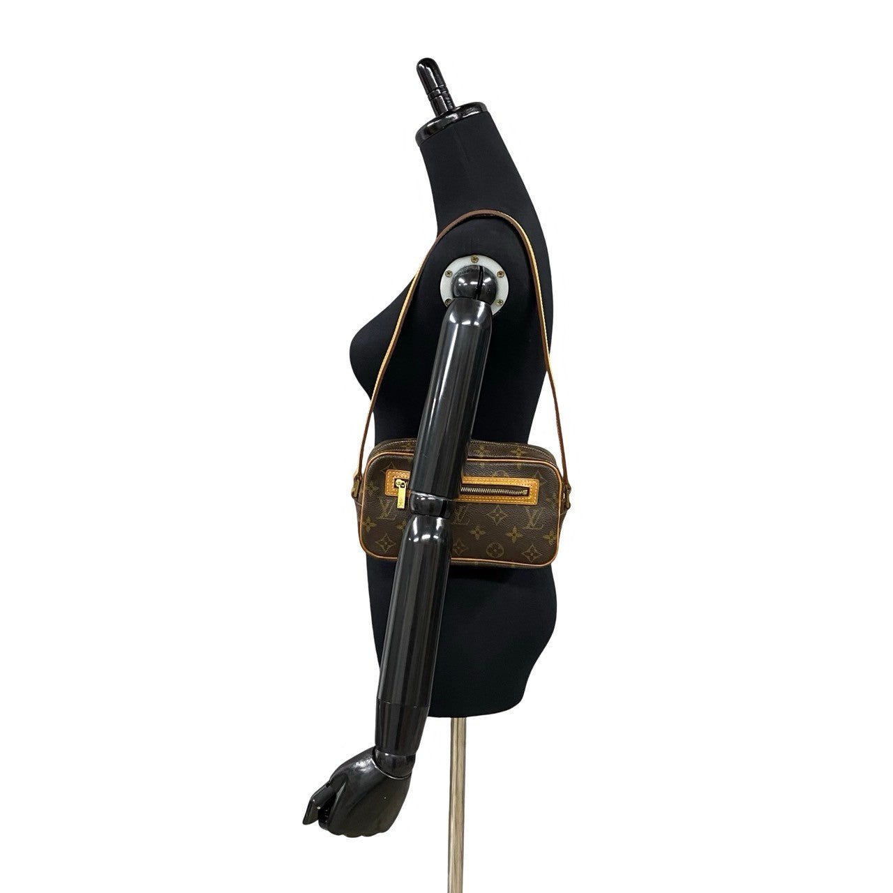 LOUIS VUITTON Shoulder Bag leather Brown Monogram Pochette cite | AlmaBagz - Image 2