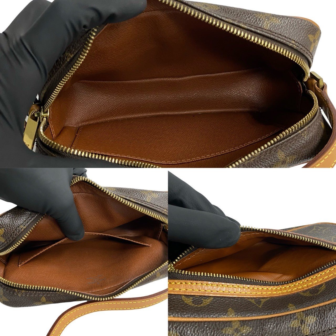 LOUIS VUITTON Shoulder Bag leather Brown Monogram Pochette cite | AlmaBagz - Image 8