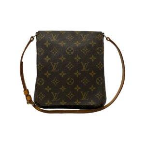 LOUIS VUITTON Shoulder Bag leather Brown Monogram Musette Salsa | AlmaBagz
