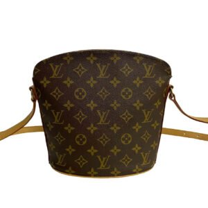 LOUIS VUITTON Shoulder Bag leather Brown Monogram Drouot | AlmaBagz