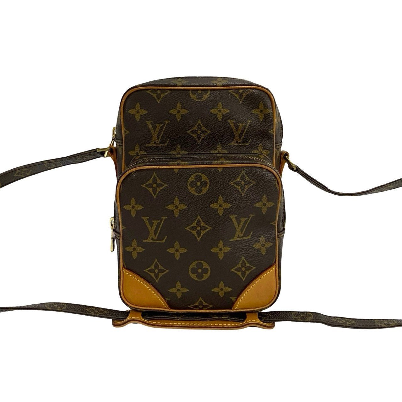 LOUIS VUITTON Shoulder Bag leather Brown Monogram Amazone | AlmaBagz