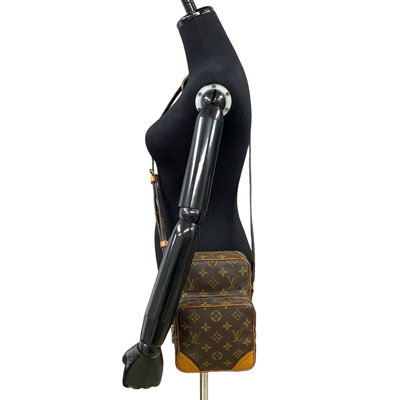 LOUIS VUITTON Shoulder Bag leather Brown Monogram | AlmaBagz - Image 2