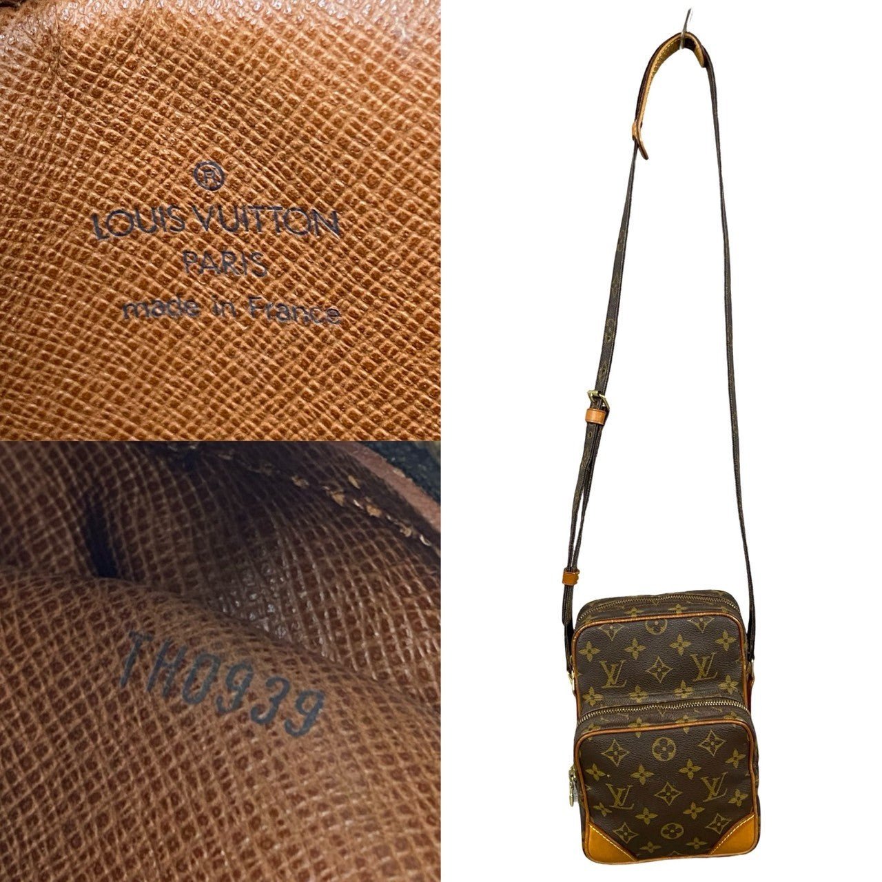 LOUIS VUITTON Shoulder Bag leather Brown Monogram | AlmaBagz - Image 3