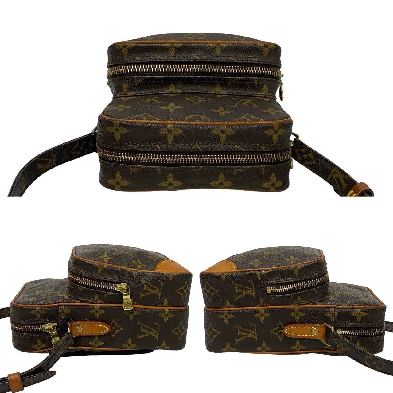 LOUIS VUITTON Shoulder Bag leather Brown Monogram | AlmaBagz - Image 5