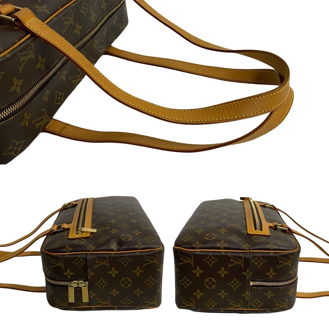 LOUIS VUITTON Shoulder Bag leather Brown Monogram Cite GM | AlmaBagz - Image 5