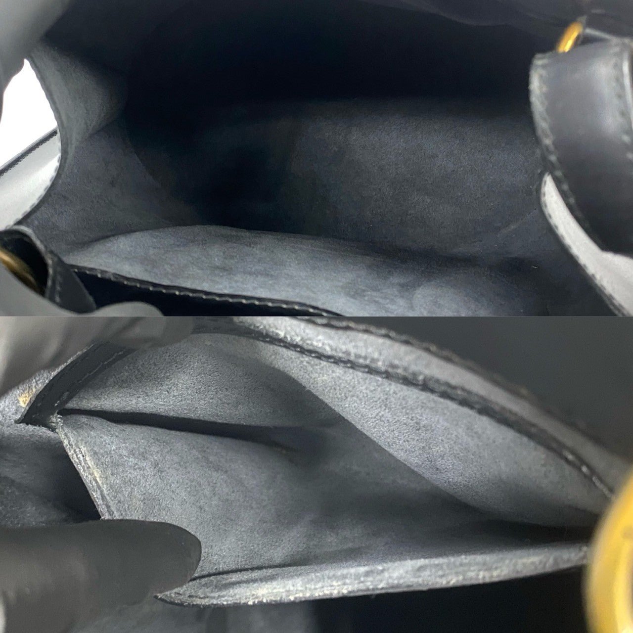 LOUIS VUITTON Shoulder Bag Epi Leather black Epi Cluny | AlmaBagz - Image 8