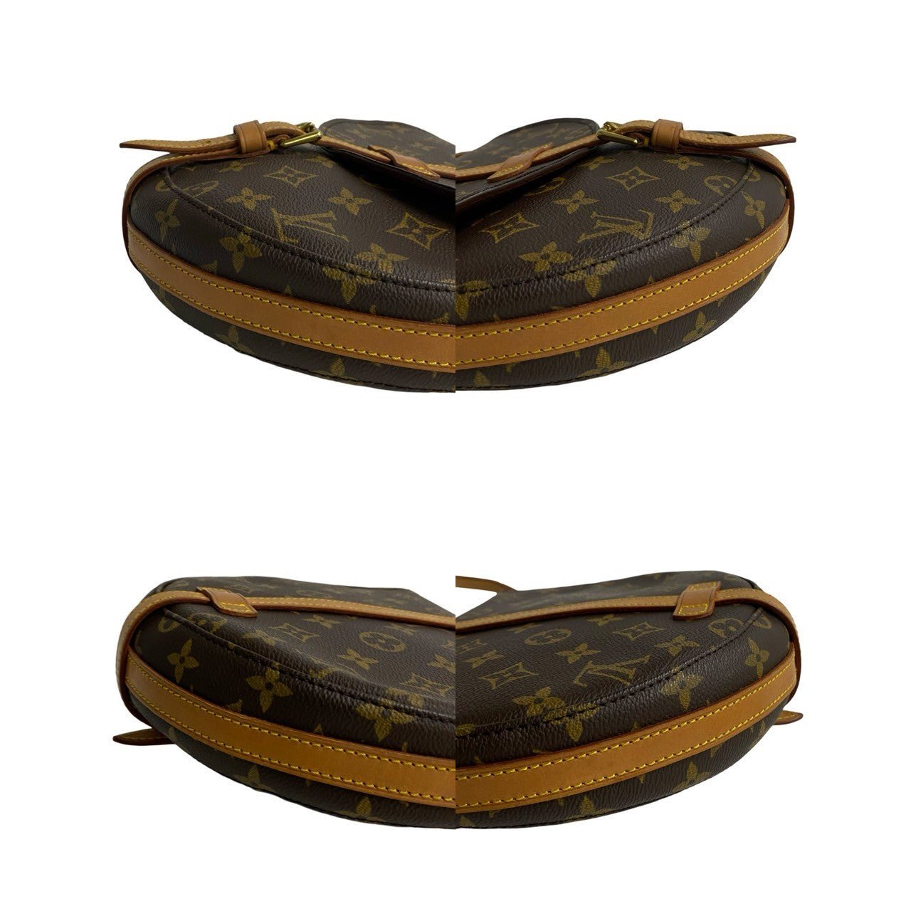 LOUIS VUITTON Shoulder Bag leather Brown Monogram Shanti | AlmaBagz - Image 7
