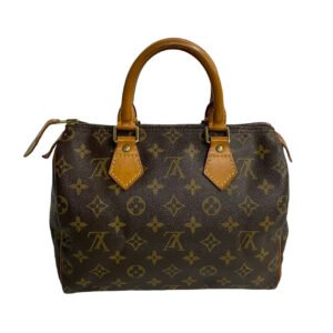 LOUIS VUITTON Boston Duffel bag PVC Brown Monogram Speedy 25 | AlmaBagz