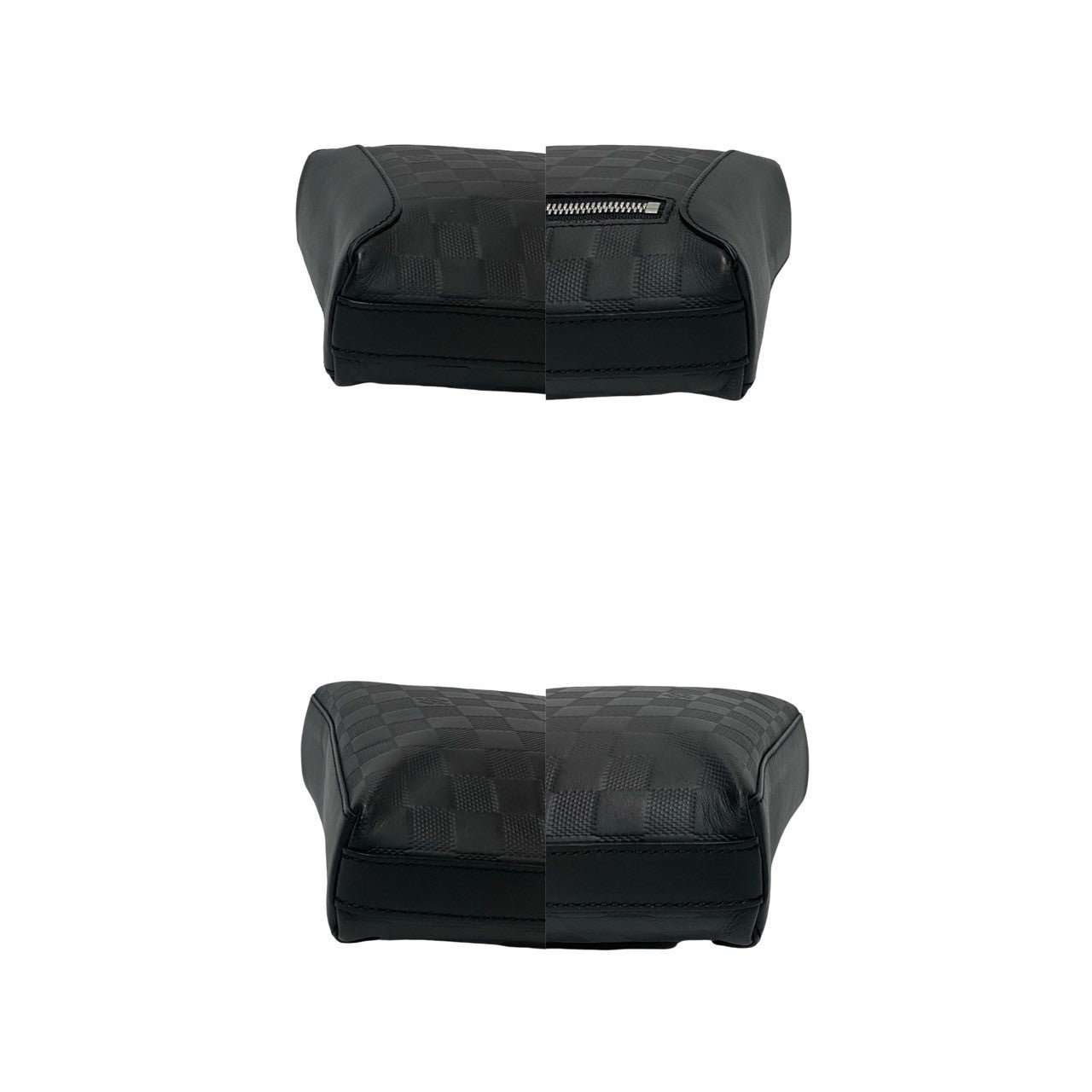 LOUIS VUITTON Shoulder Bag leather black Damier Anfini Discovery Messenger BB | AlmaBagz - Image 7