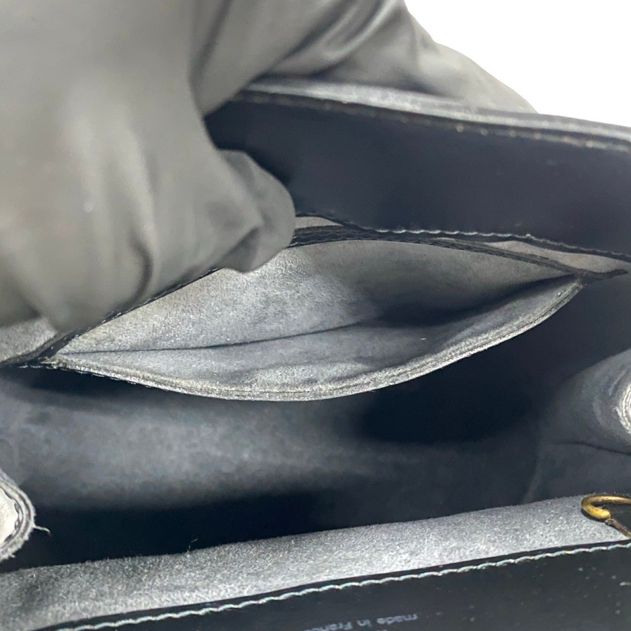 LOUIS VUITTON Shoulder Bag Epi Leather black Epi Cluny | AlmaBagz - Image 9