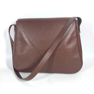 HERMES Shoulder Bag leather Brown Christine | AlmaBagz