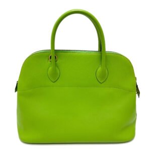 HERMES Handbag Vogarribar green Bored 37 Women Used | AlmaBagz