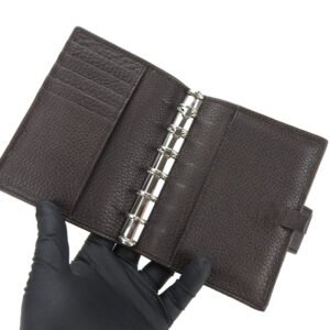 GUCCI System organizer 245821 leather Dark brown unisex(Unisex) Used | AlmaBagz