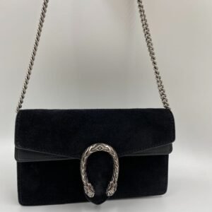 Gucci Dionysus Black Super Mini | AlmaBagz