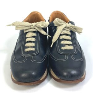 HERMES sneakers leather black H logo quick Women 37 Used | AlmaBagz