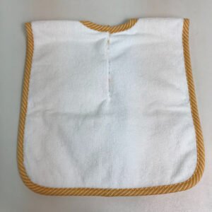 HERMES Other fashion goods cotton white Embroidered animal print Pass Pass Bib Bib | AlmaBagz